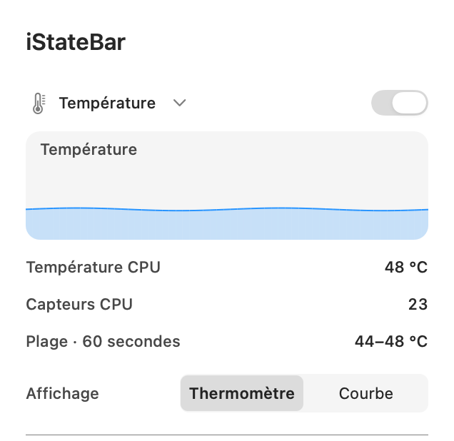 Surveiller température et ventilateurs du Mac